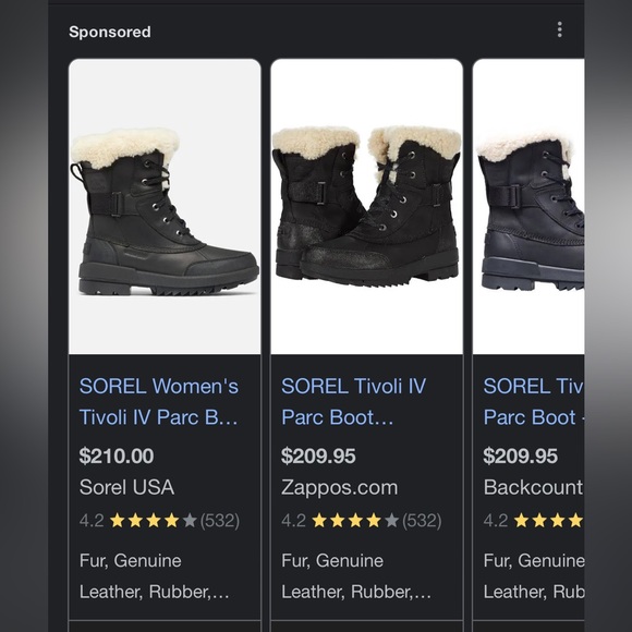 Sorel Tivol IV PARC Boot Black - Picture 15 of 15